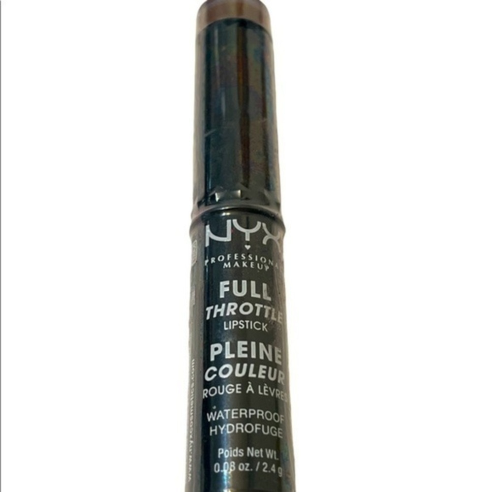 NYX lipstick full throttle brown waterproof FTLS 11 Sz .08oz.